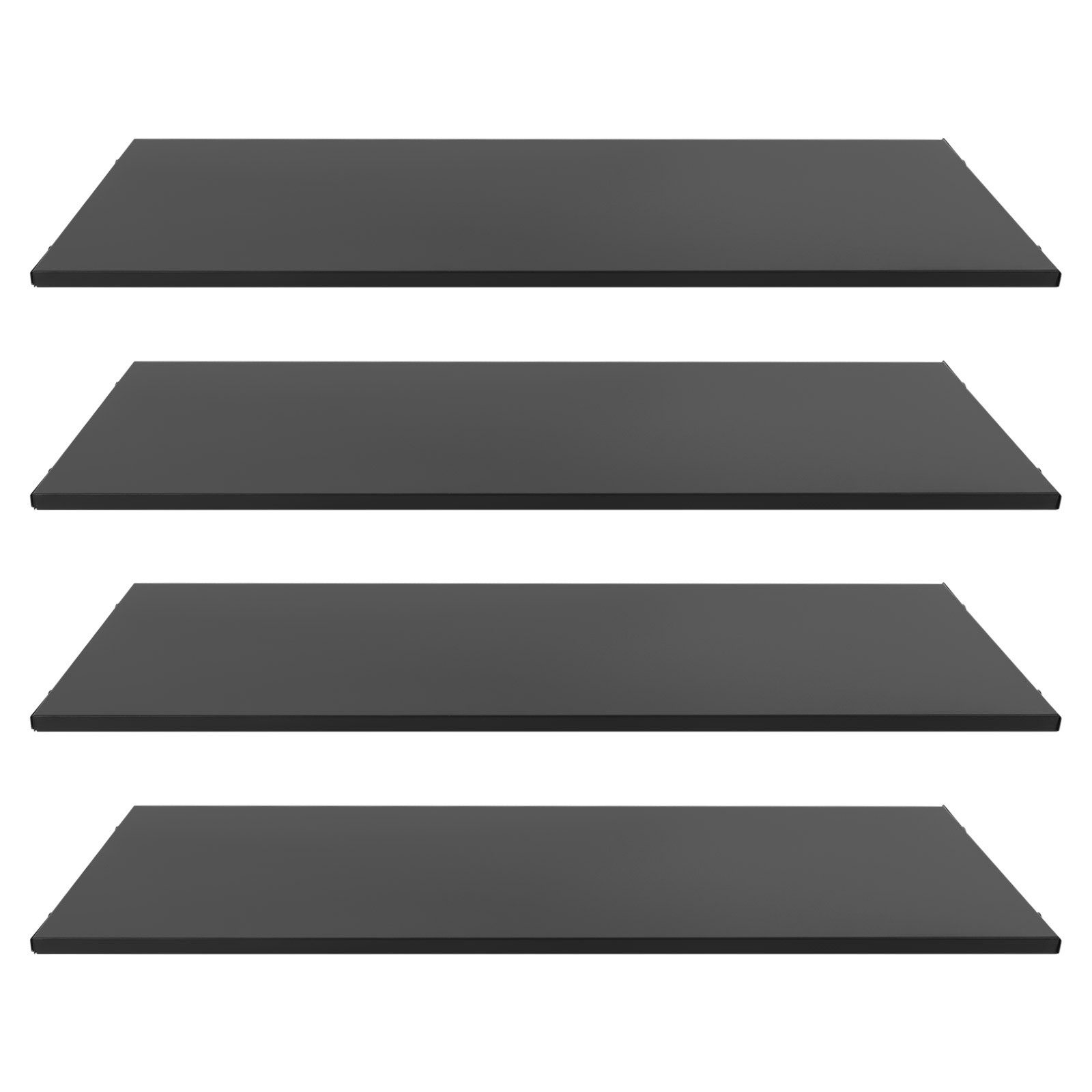 4 Shelves Modern End Shelf for Gondola Shelving Unit Retail Display Shelves SALE