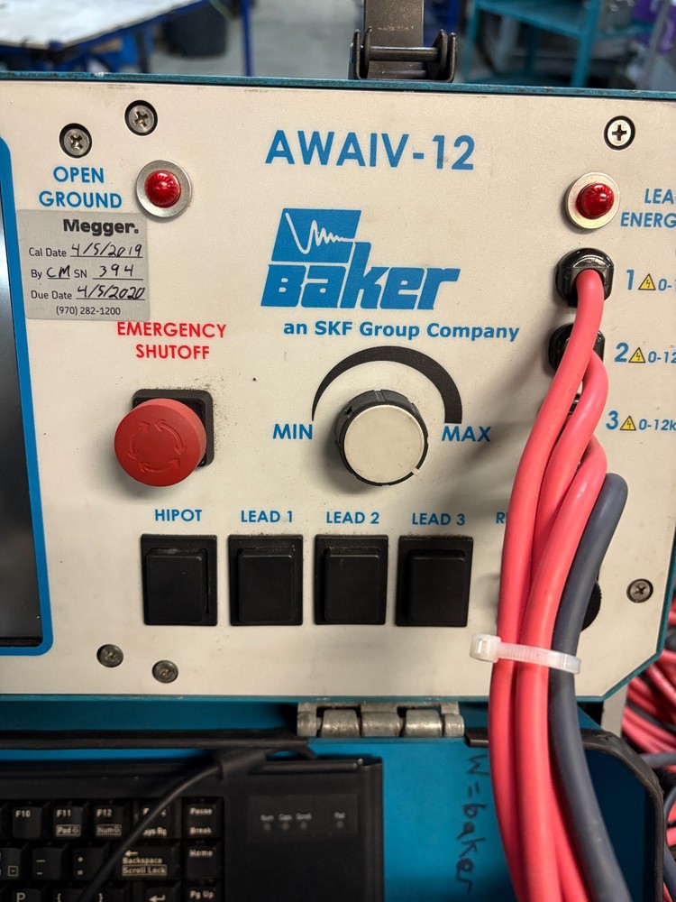 MEGGER BAKER SKF AWAIV-12 STATIC MOTOR ANALYZER