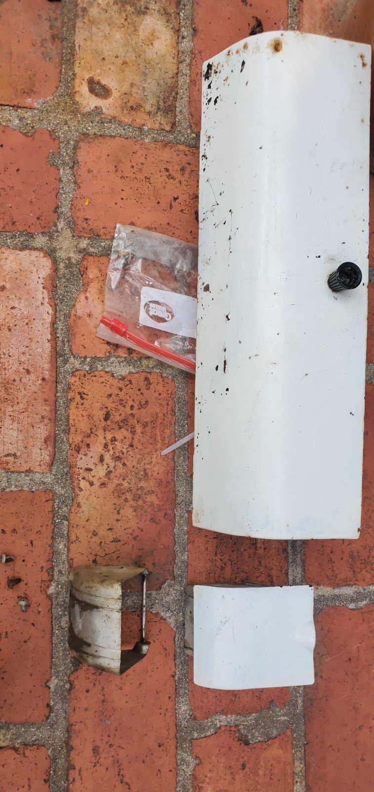 1961 1966 Ford Truck GLOVE BOX DOOR Ash Tray Bracket Set Original FoMoCo