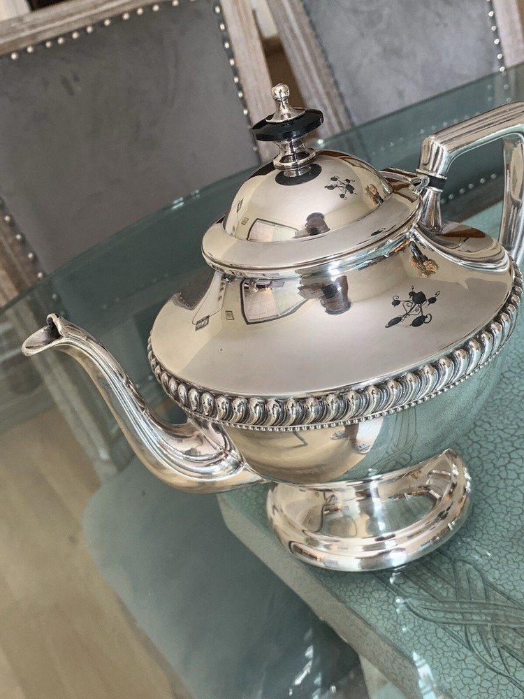 Vintage Silver Plated Crescent Tea/coffee Jug/jar