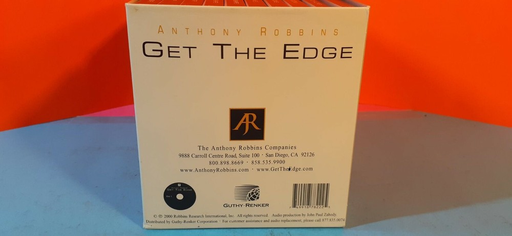 Anthony Robbins "Get the Edge" 10-CD Motivational 7-Day Program