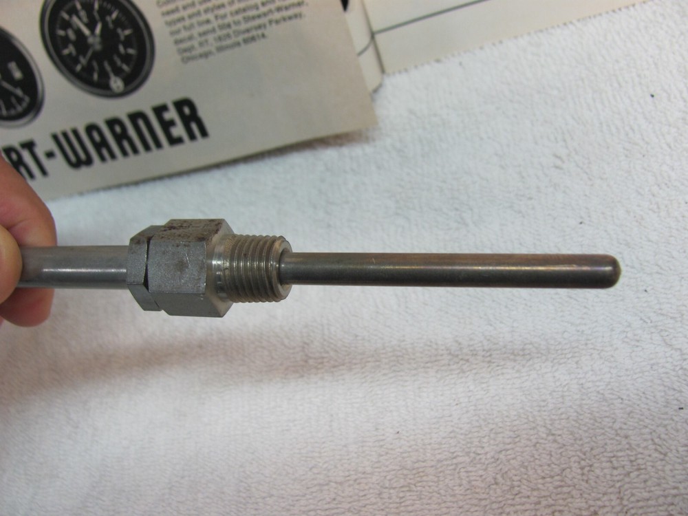 Vintage Stewart Warner Pyrometer Thermocouple 323-E Temperature sensor
