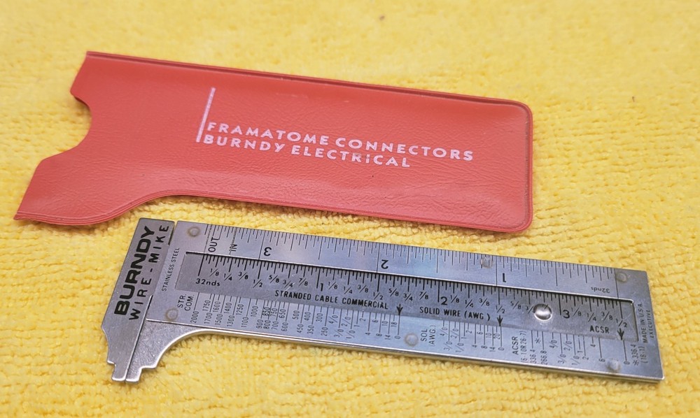 Burndy  Wire Mike Caliper - NEW