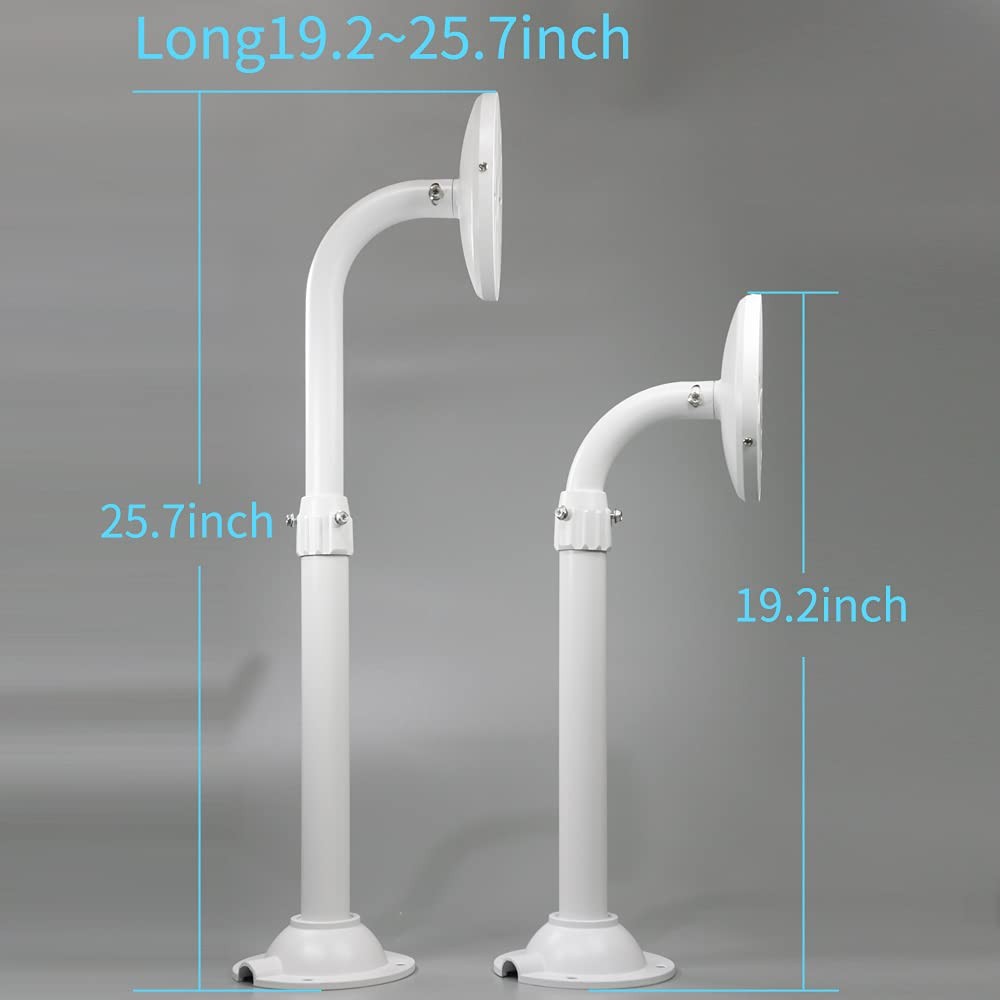 compcctv Security Camera Mount Bracket, Dome 15.7-23.6 inch, Beige