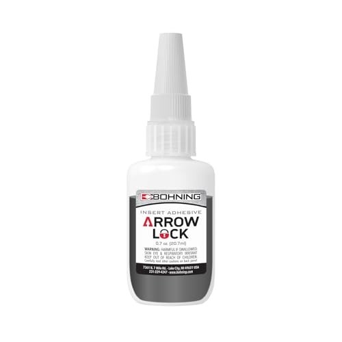Archery Insert Glue .7 oz - Rubberized Instant Adhesive for Points & Inserts