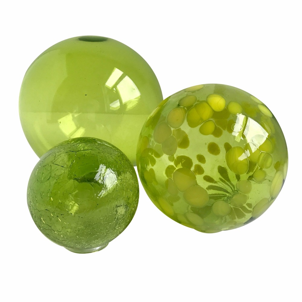 Sphere set of 3 - Lime & Sprite