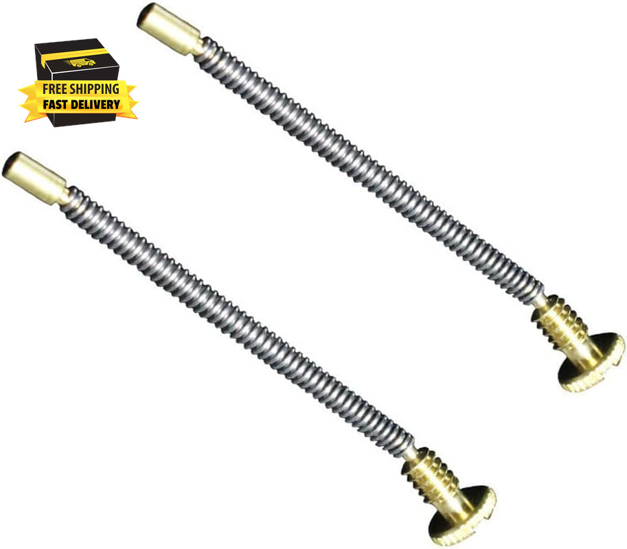 2Pcs Lighter Flints Screw Spring with Base Plate for Lighters Replacement Repair