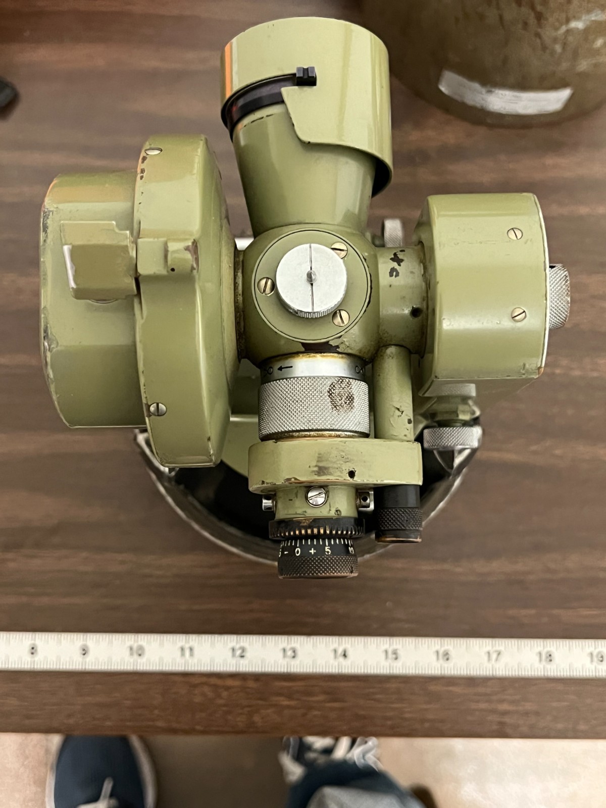 Wild Heerbrugg Theodolite T16 Survey Instrument w/ Case and Backpack - Good Cond