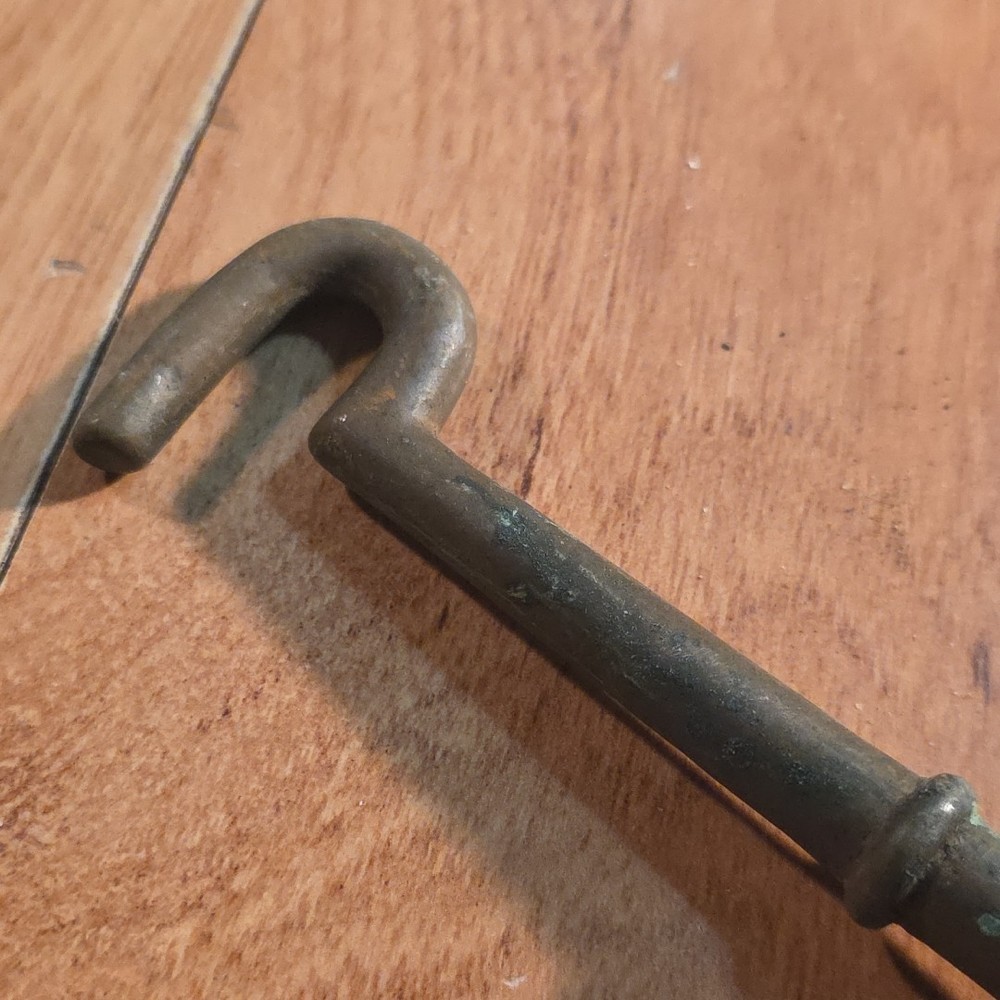 Vintage Brass Door Security Latch Hook Shutter Catch Hardware