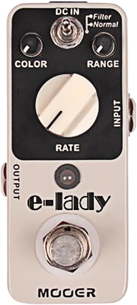 MOOER E-lady Analog Flanger Pedal, Filter Mode, Oscillator