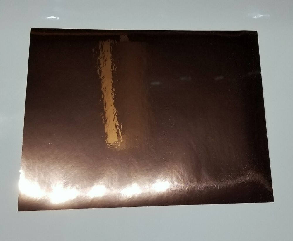 Copper Chrome Mirror Sign Plotter Cutter Vinyl Roll