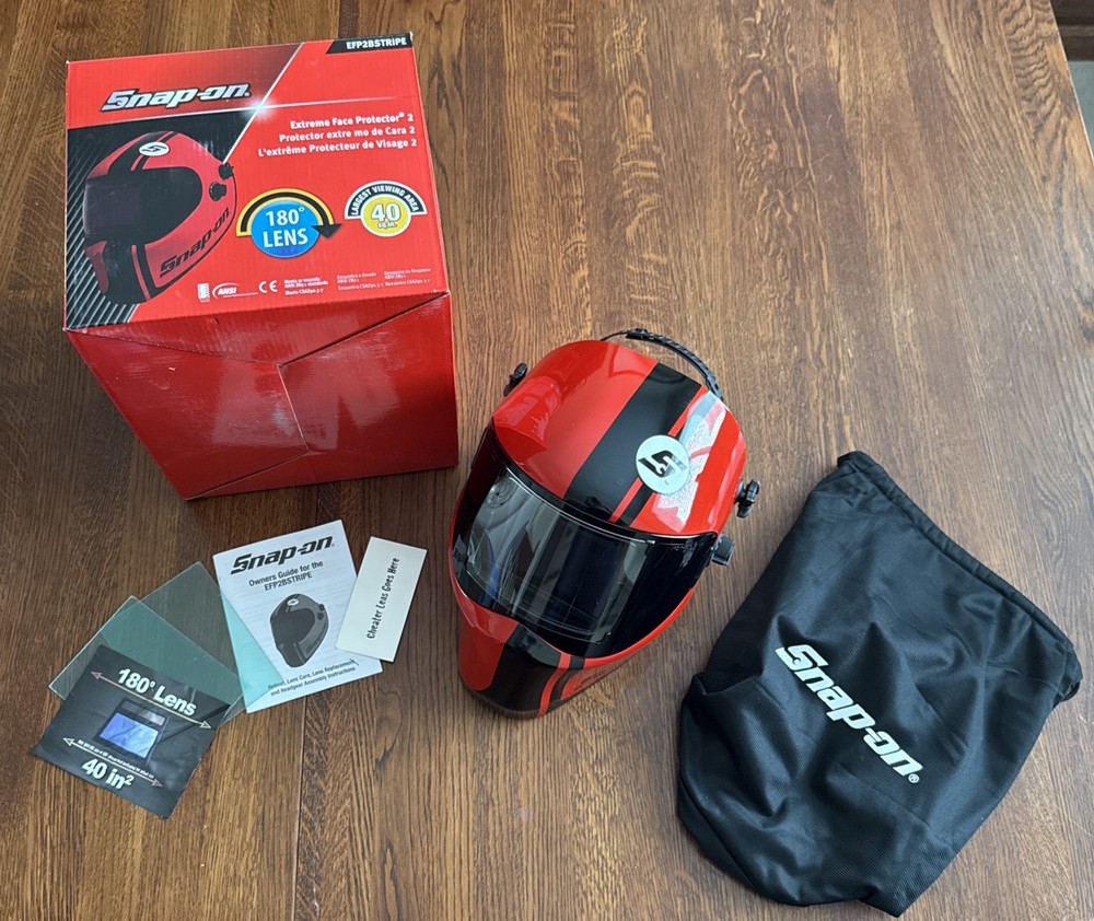 Snap-on Extreme Face Protector Two Welding Helmet EFP2BSTRIPE