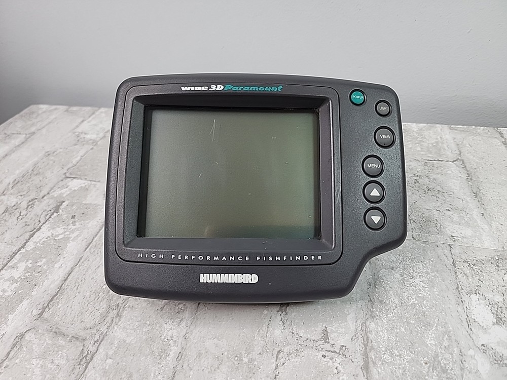 Humminbird Wide 3D Paramount Sonar High Performance Fishfinder Untested Read*