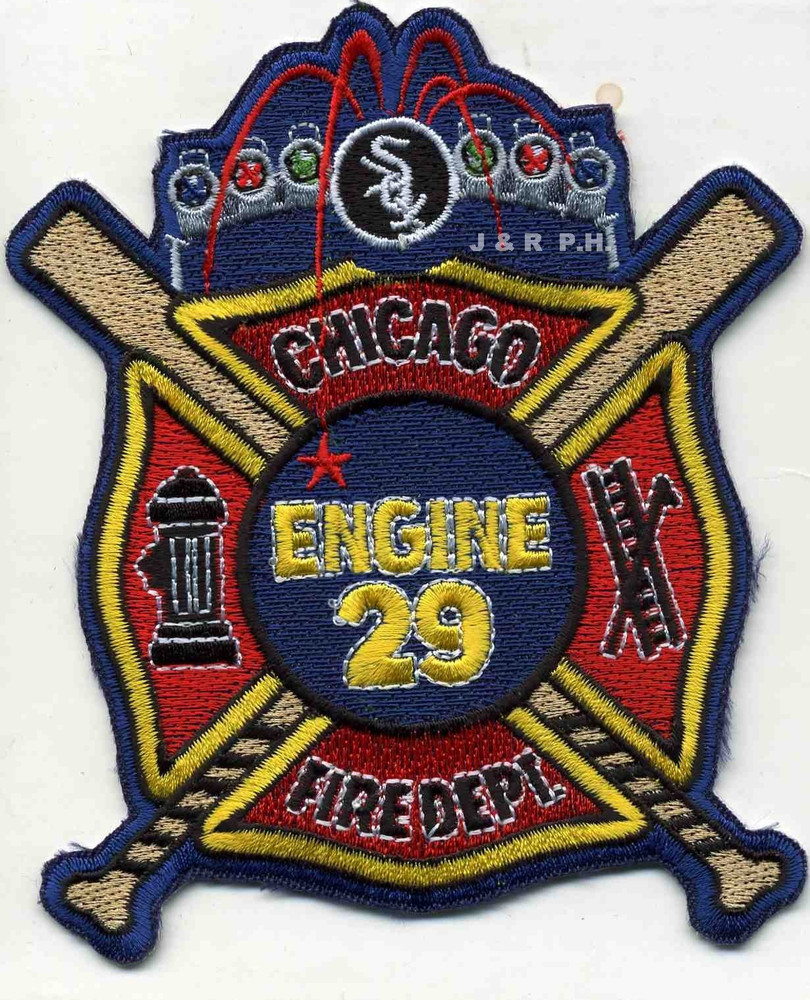 Chicago  Fire Dept. Engine - 26 "SOX", IL (4" x 4.5" size) fire patch