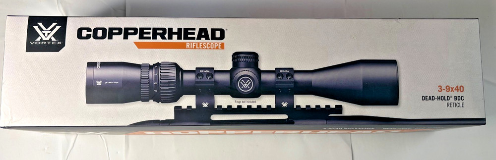 Vortex Copperhead 3-9x40 Dead-Hold BDC Riflescope Scope CPH-309