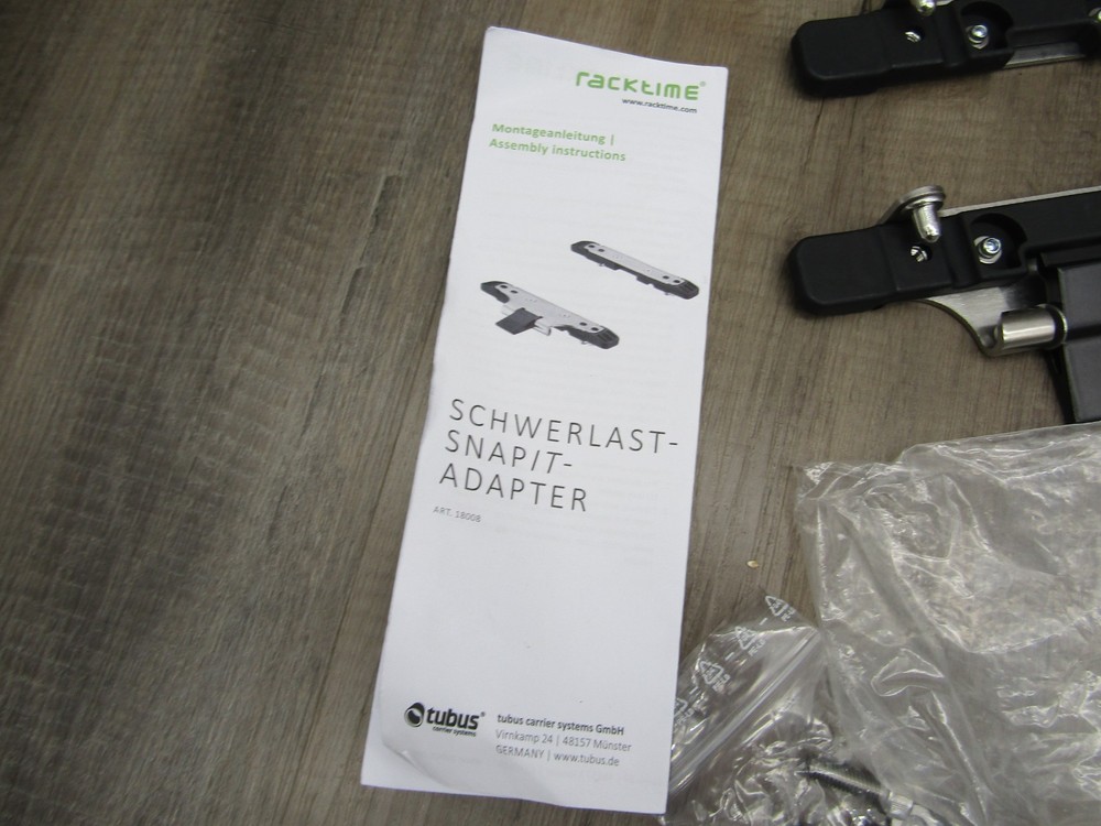 Racktime Schwerlast-Snap-it Adapter Accessory