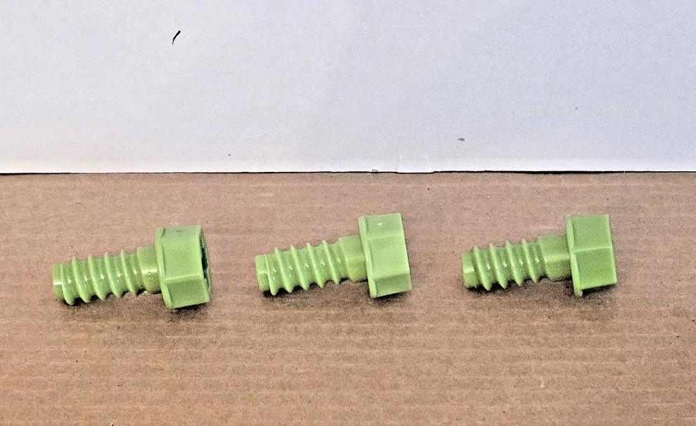 Vtech Drill & Learn Toolbox Replacement 2 Cards + 3 Green Bolts