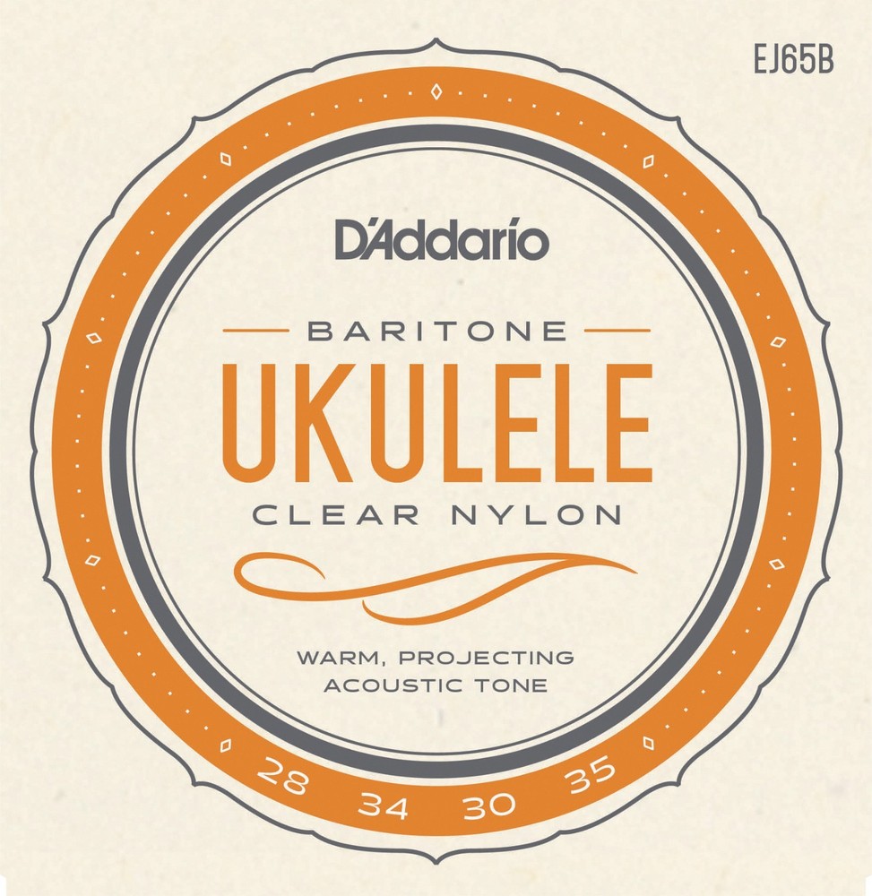 D'Addario EJ65B Pro-Arté Custom Extruded Baritone Ukulele Strings 28-35