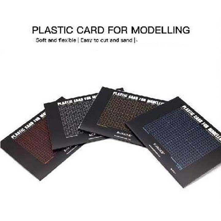 Border Model #BD0010-1 PLASTIC CARD FOR MODELLING-1mm(190X250mmX3PCS)