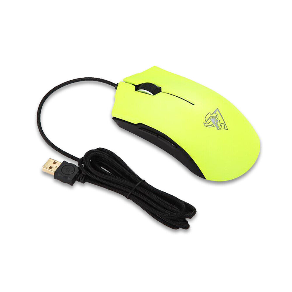 Rantopad Wired 104 Keys Gaming Mechanical Keyboard /Mouse/Mousepad Bundle Yellow