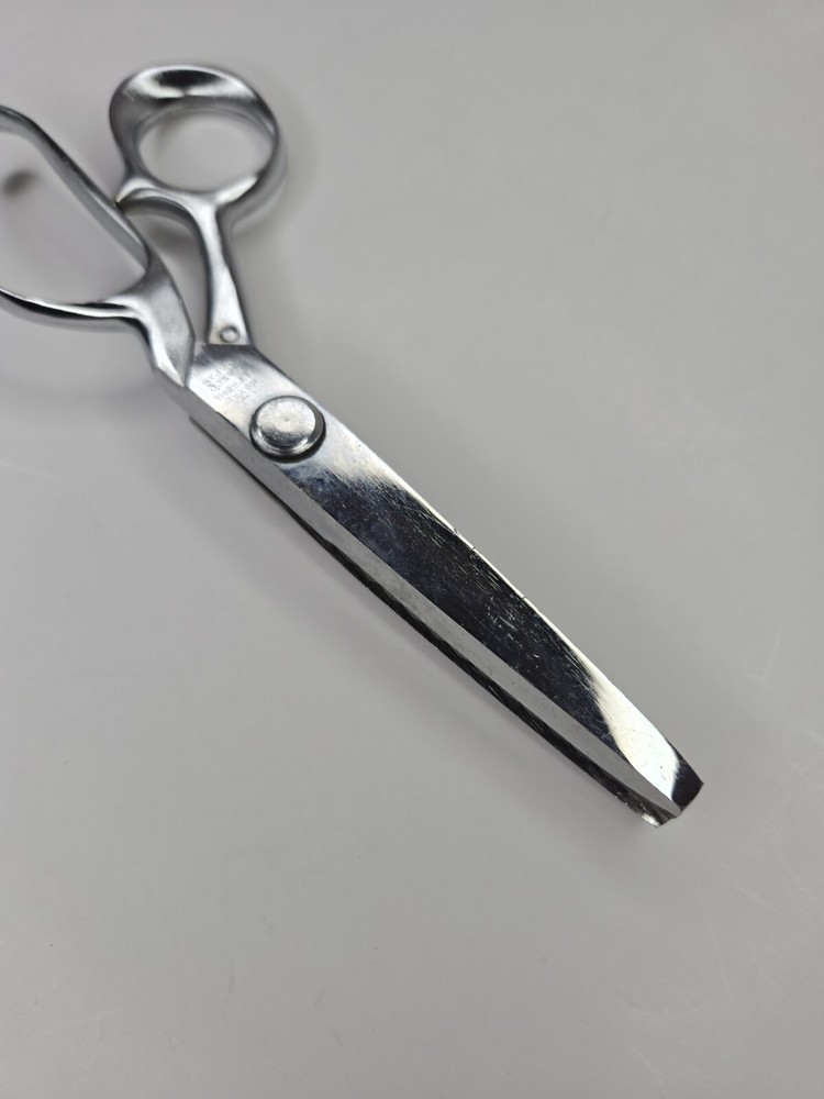 ROYAL SUPREME Chrome Plated Pinking Shears Scissors