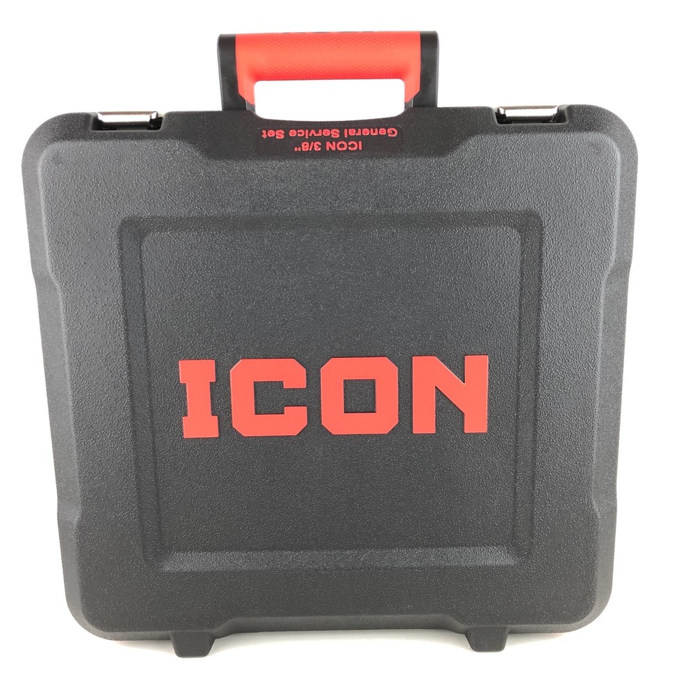ICON 3/8 Drive General Service Set Modular Socket Case EMPTY TOOL BOX NEW M25400