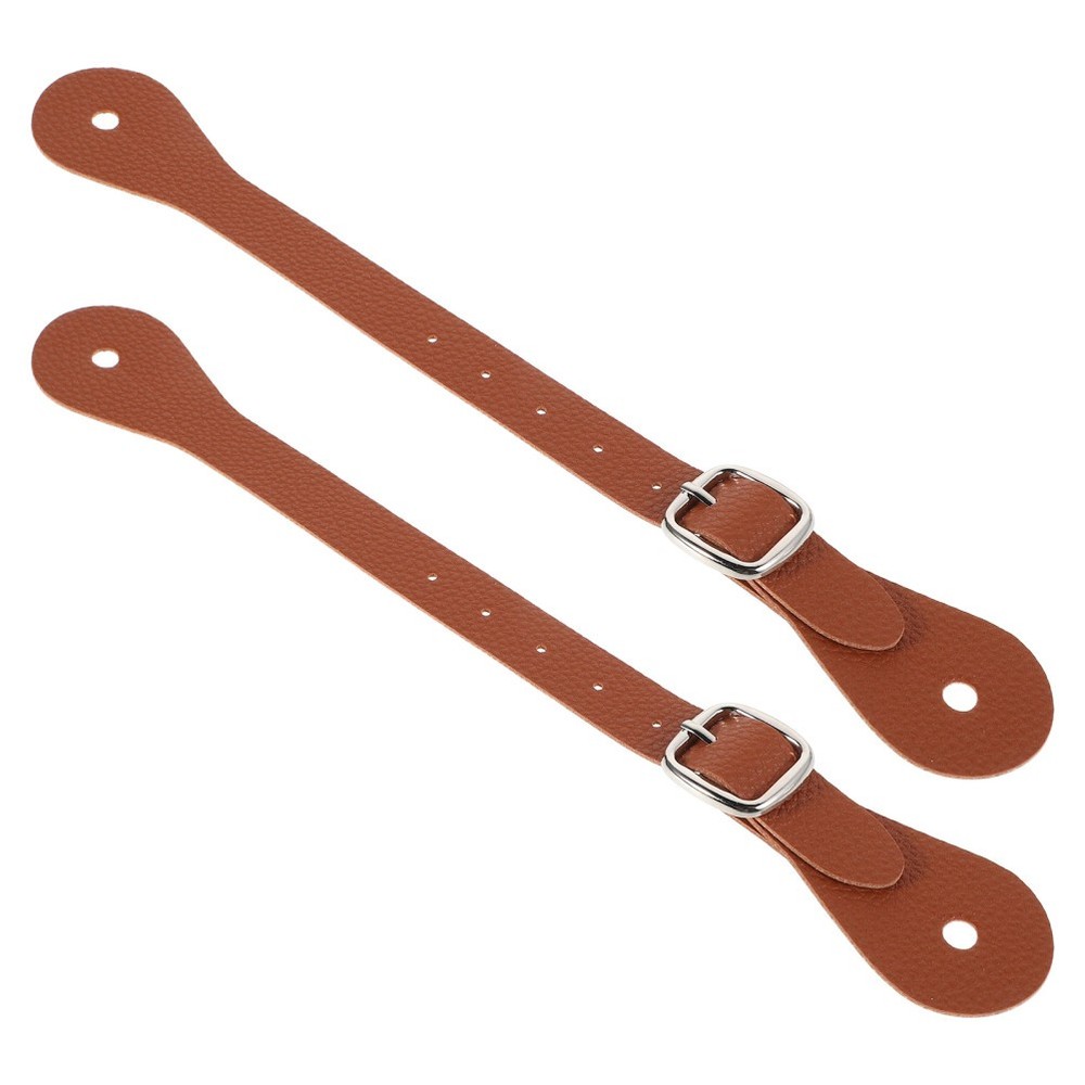 2 Pcs Boot Straps for Cowboy Boots Equestrian Adjustable Spur Elastic Belts