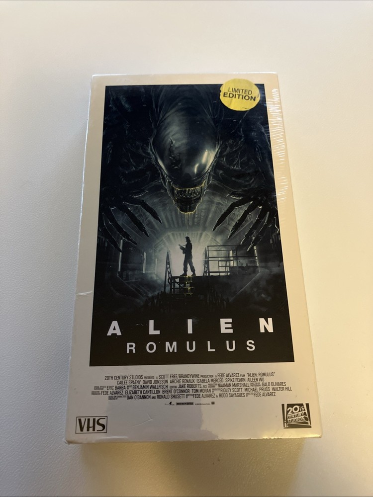 Alien: Romulus Limited Edition VHS 20th Century Studios Release 2024