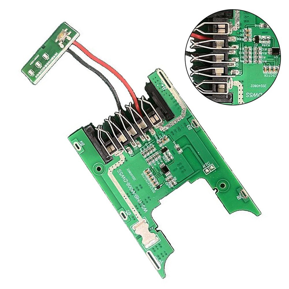 Battery Assembly Support with DCB200 Compatible Circuit Protection Board