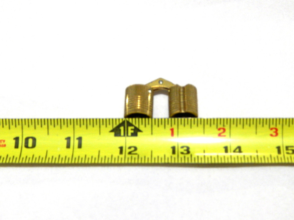 Concealed Cabinet Door Hinge Solid Brass Round Cylinder Shape