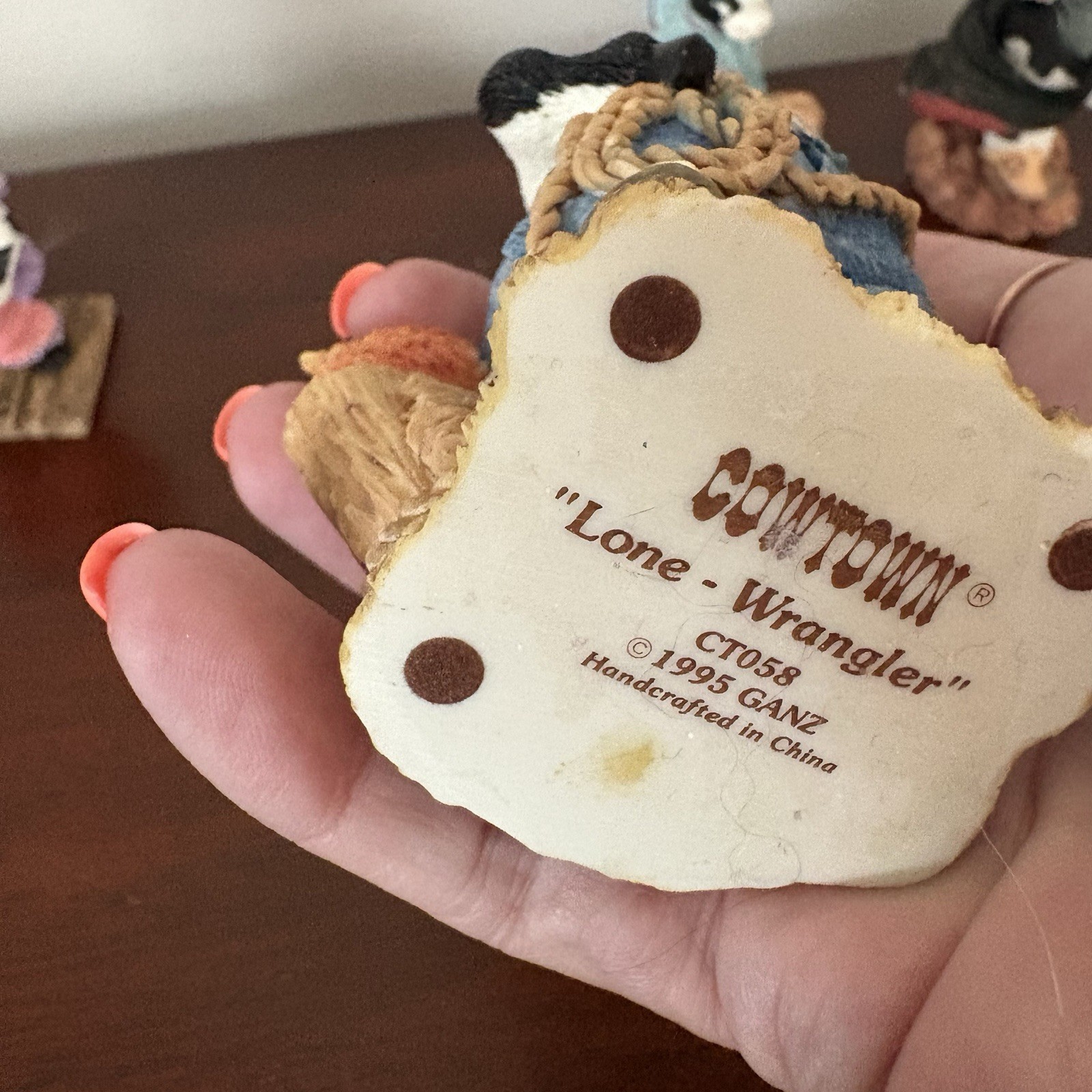 Ganz Cowtown Collection Figurines Lot Of 5 - 1992 & 1995-Please Read Description