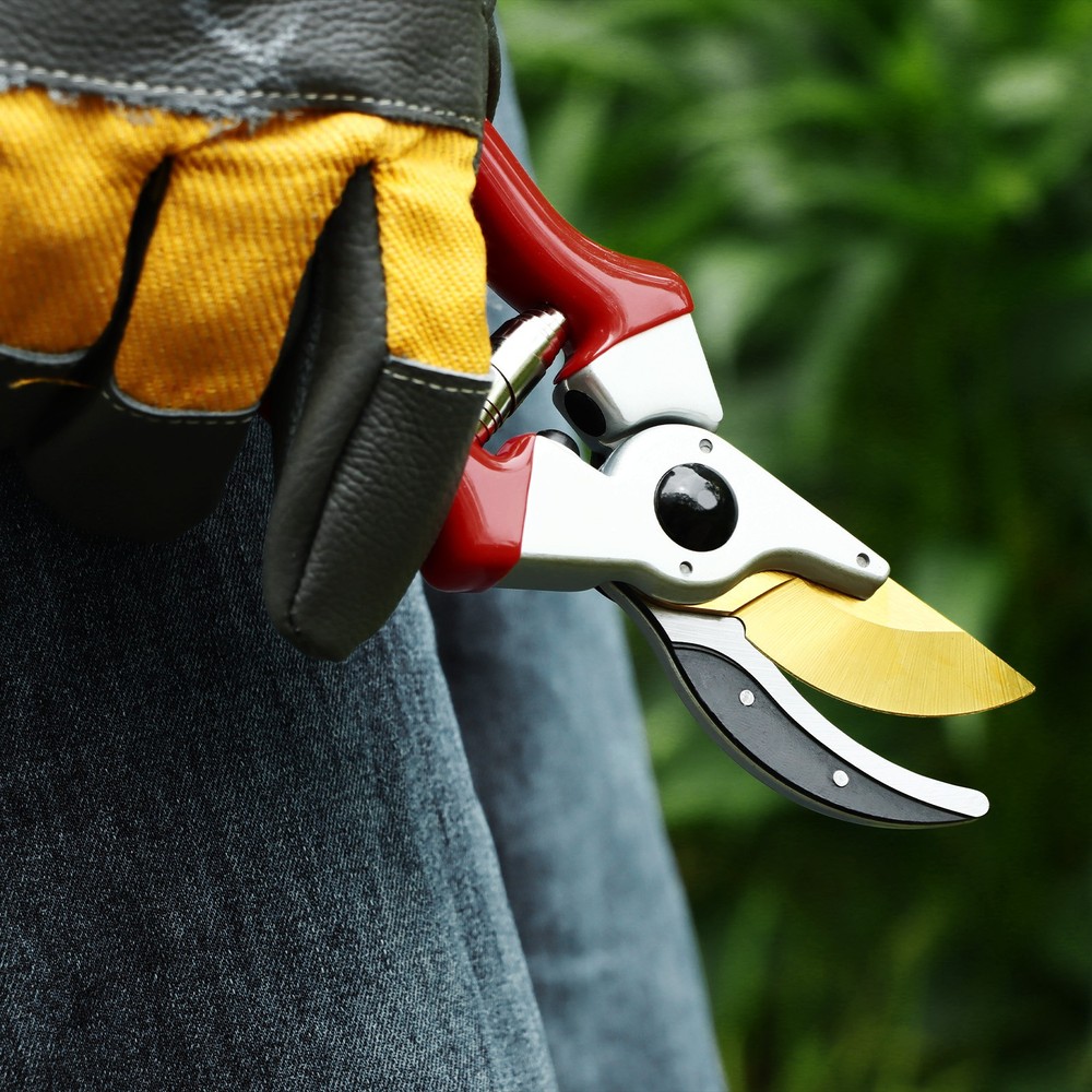 Pruning Shears Strong Garden Hand Pruner Scissors Secateurs Cutter Plants Tools