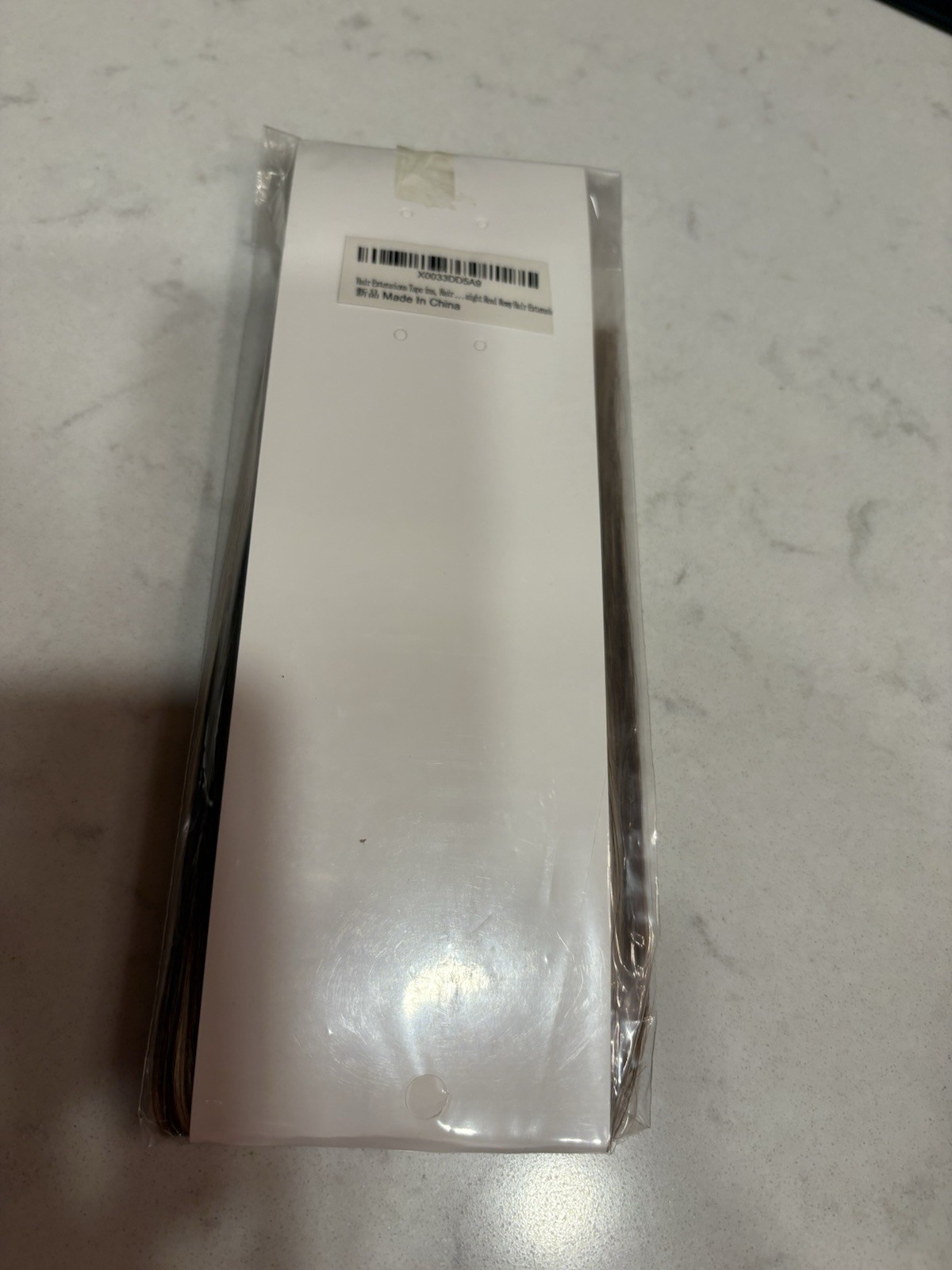 16″ Tape-In Remy Human Hair Extensions 50g – Natural Invisible Skin Weft