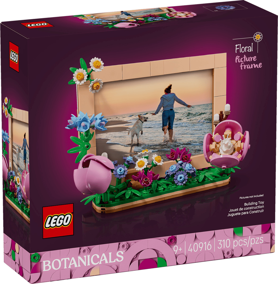 Genuine LEGO Set # 40916 Botanical Flower Picture Frame