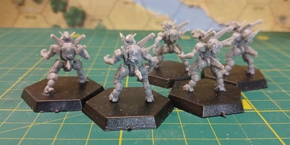 Delphyne (protomech), battletech game miniatures