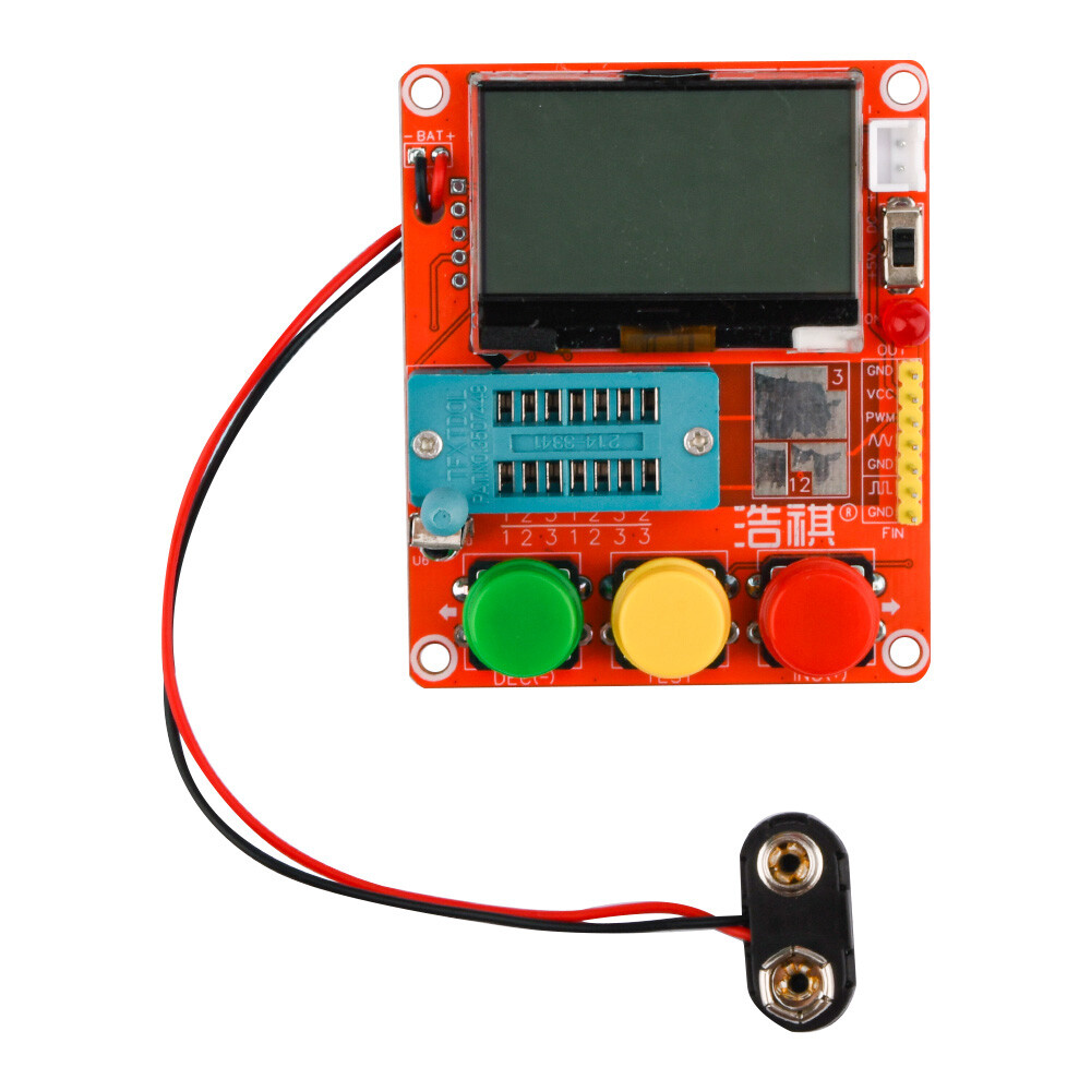 LCR-T4-MINI-Z Transistor Tester 1.7" 12864 LCD Capacitance Servo Frequency test