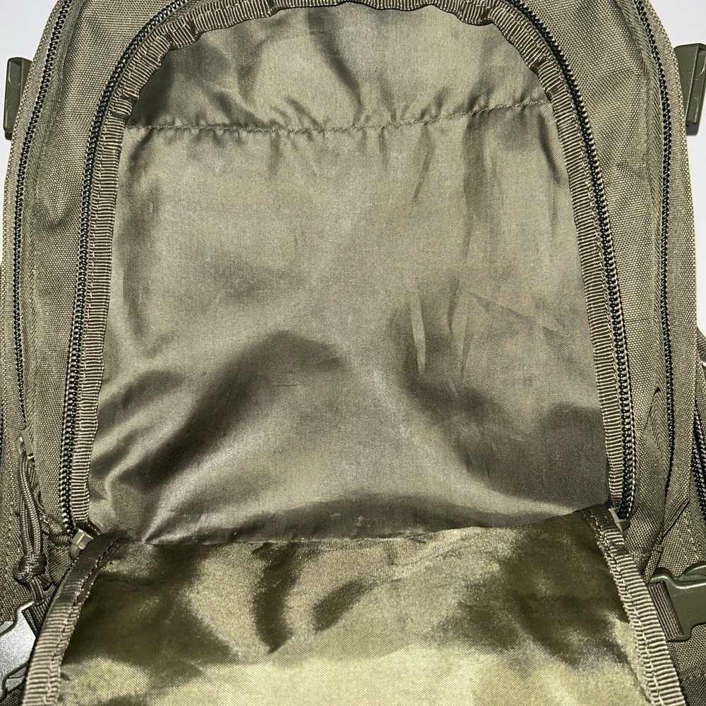 Highland Tactical Rumble Backpack Dark Green Molle Webbing Laptop Backpack Exc