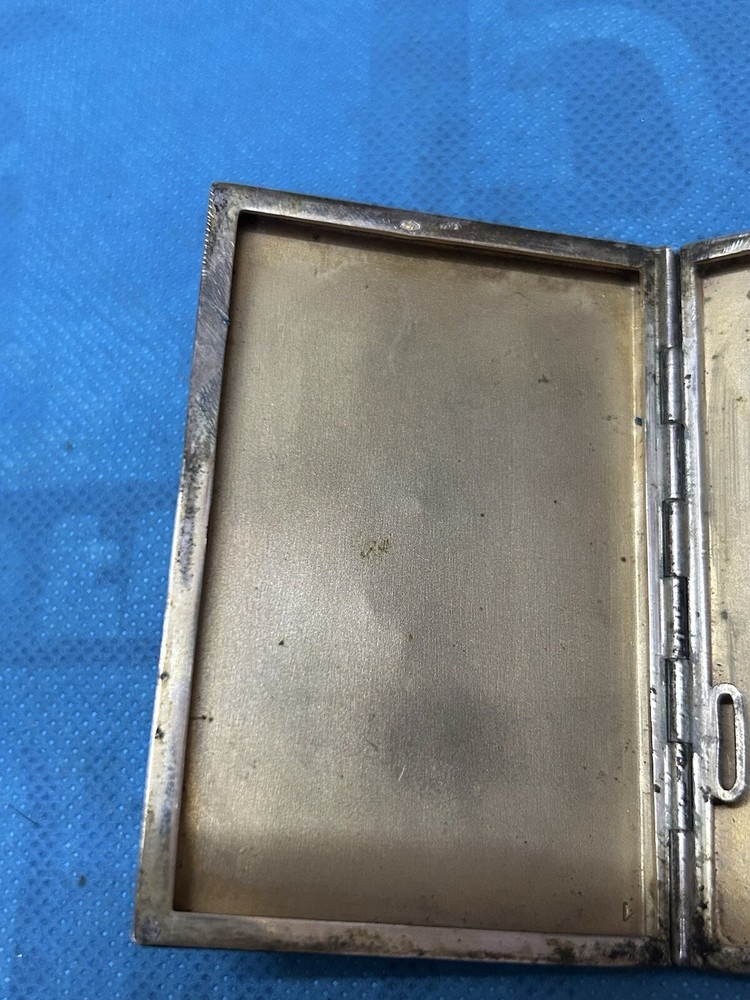 EUROPEAN SILVER CIGARETTE CASE !!