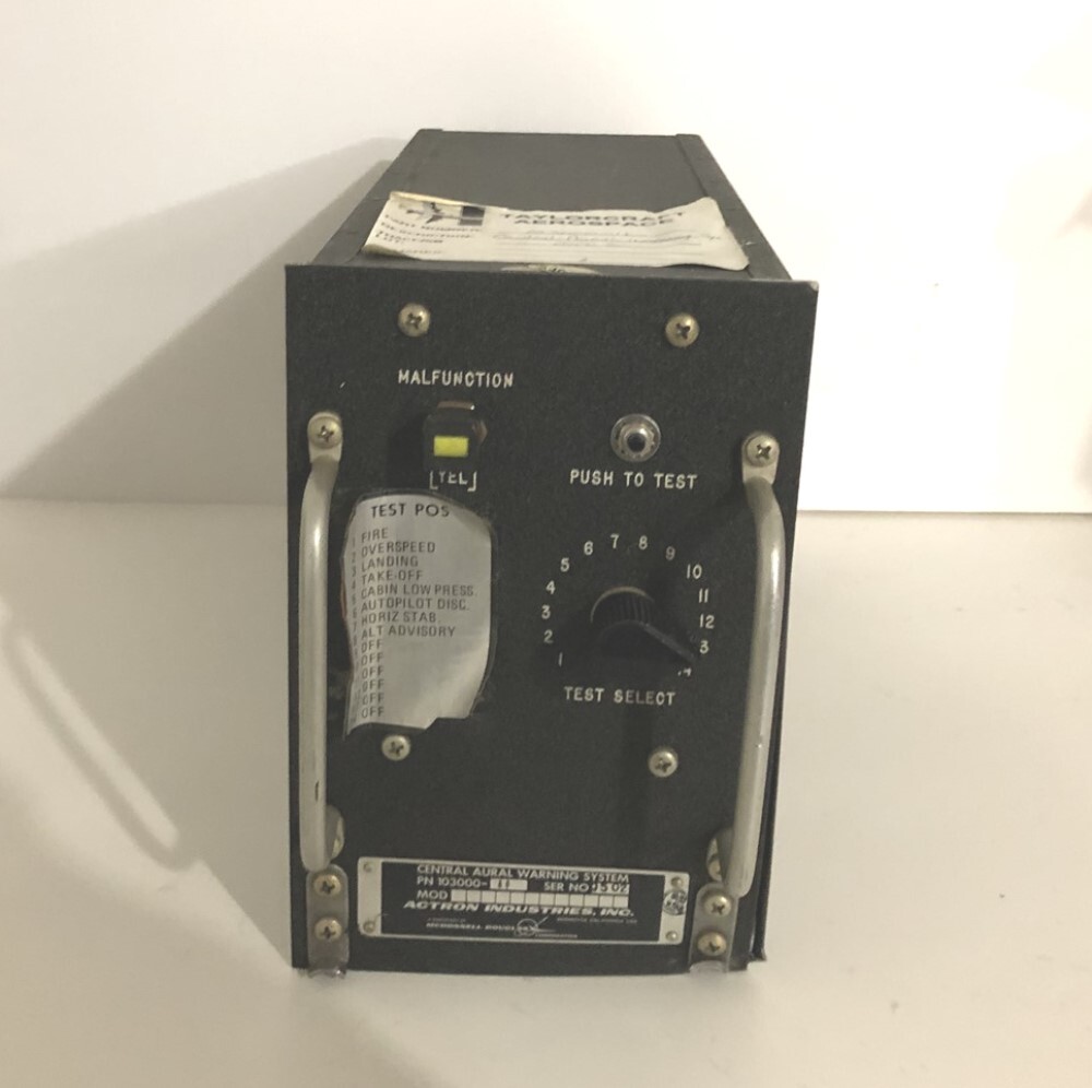 Actron Aircraft Central Aural Warning System Unit 103000-11