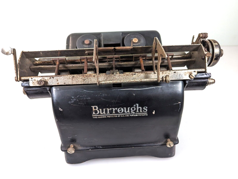 Rare Vintage Burroughs Adding Machine 3-754854