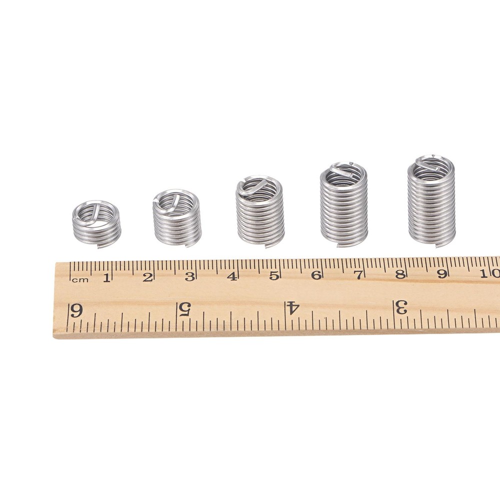 10pcs 3/8-16 UNC 2.0D 304 Stainless Steel Wire Thread Insert Threaded Sleeve