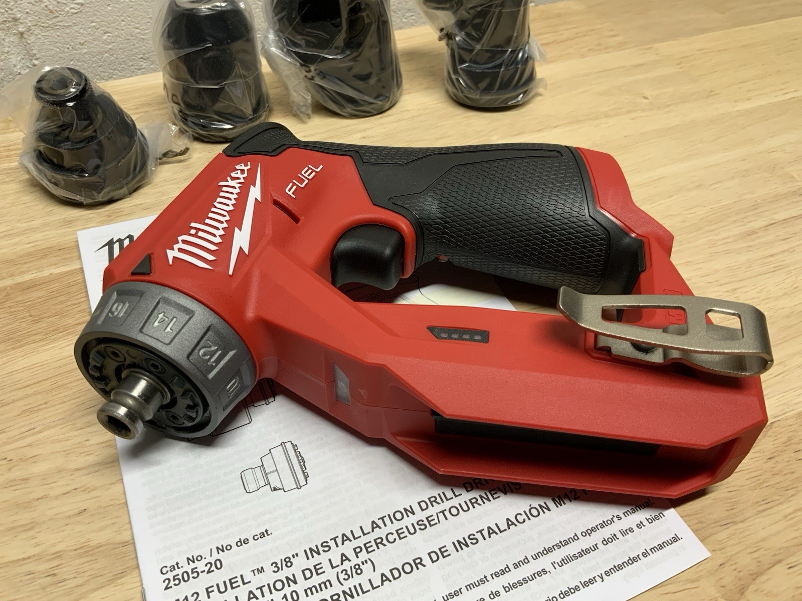 Milwaukee 2505-20 M12 FUEL 4-in-1 Installation Drill Driver - NEW FROM KIT