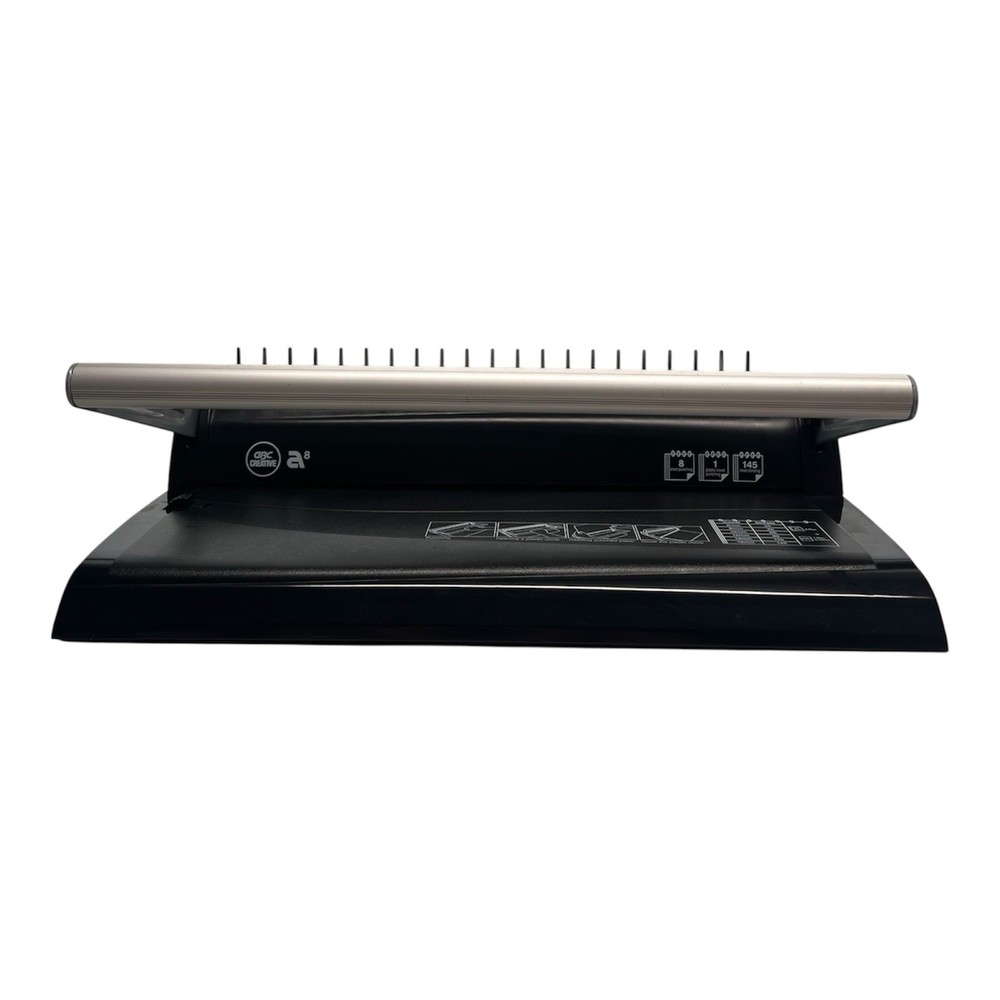 GBC Creative A8 Comb Binding Machine – Like New with Box – Binds 145 Sheets