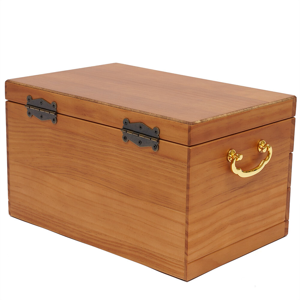 3 Layers Jewelry Storage Box+Mirror+Lock Multi-function Jewelry Box Gift Present