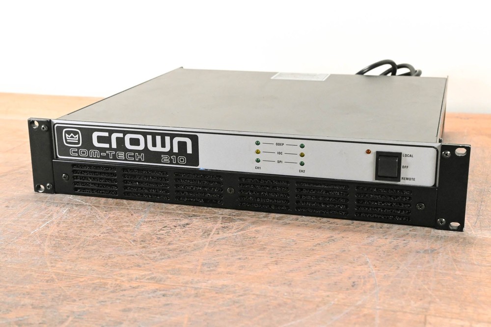 Crown Com-Tech 210 2-Channel Power Amplifier CG01BGC