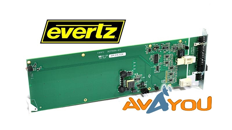Evertz 7700DA-AESB Auto Equalizing Balanced AES/EBU Distribution Amplifier DA