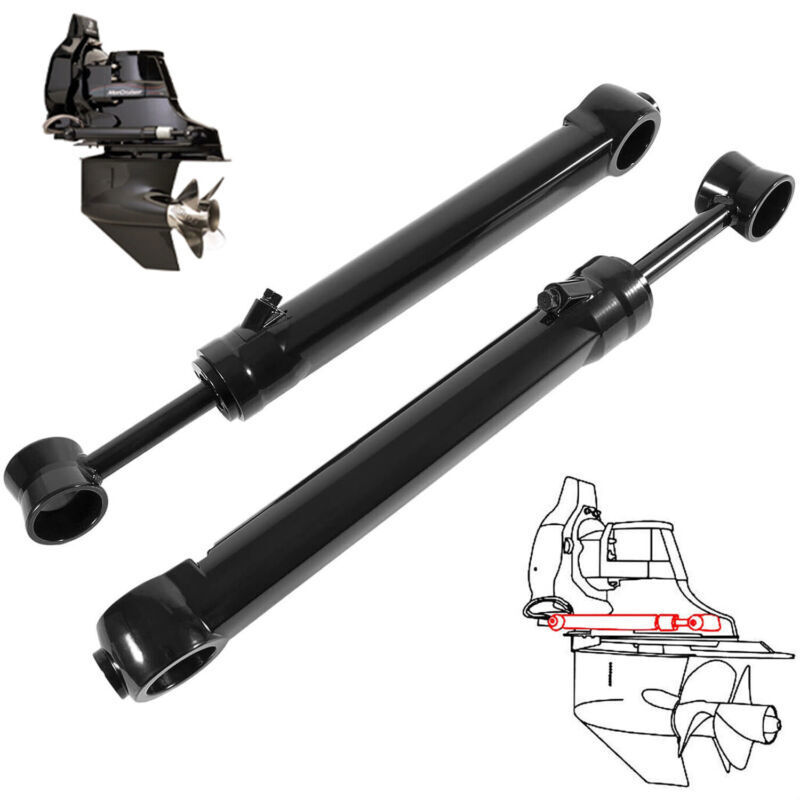 Port & Starboard Trim Tilt Ram Cylinder 98703A26, 98704A26 Fit Mercruiser Bravo