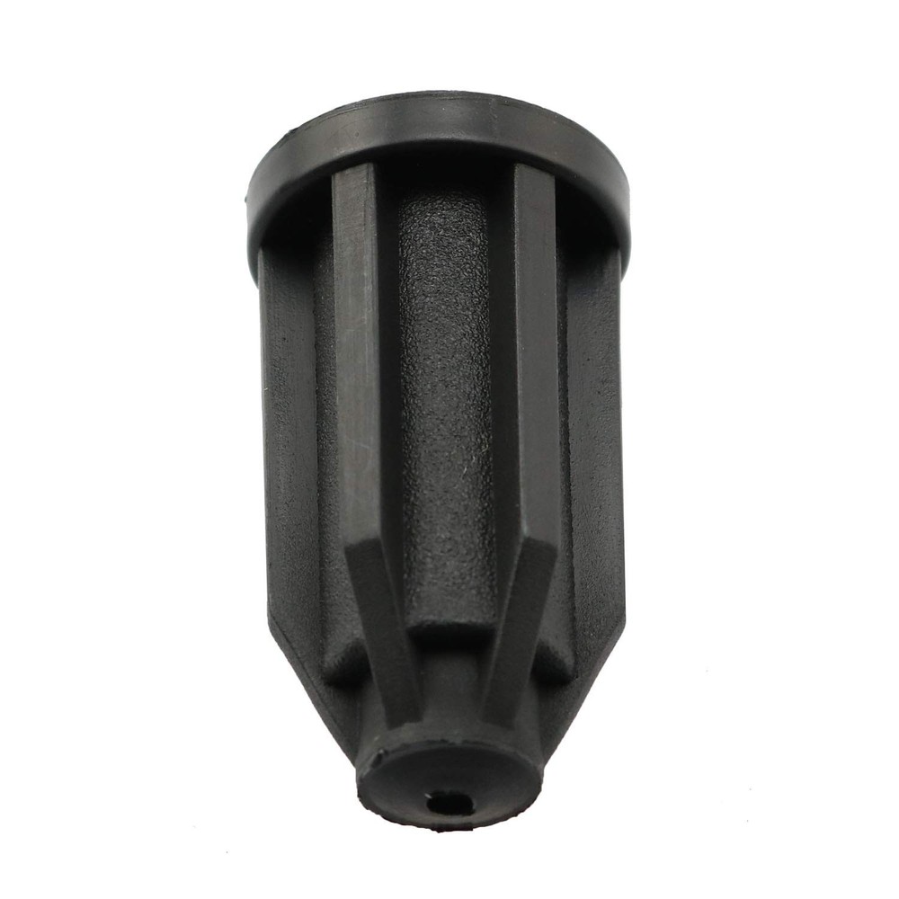 heyous 8PCS Plastic Caster Socket Sleeve Round Inserts, 7/16 inches, black