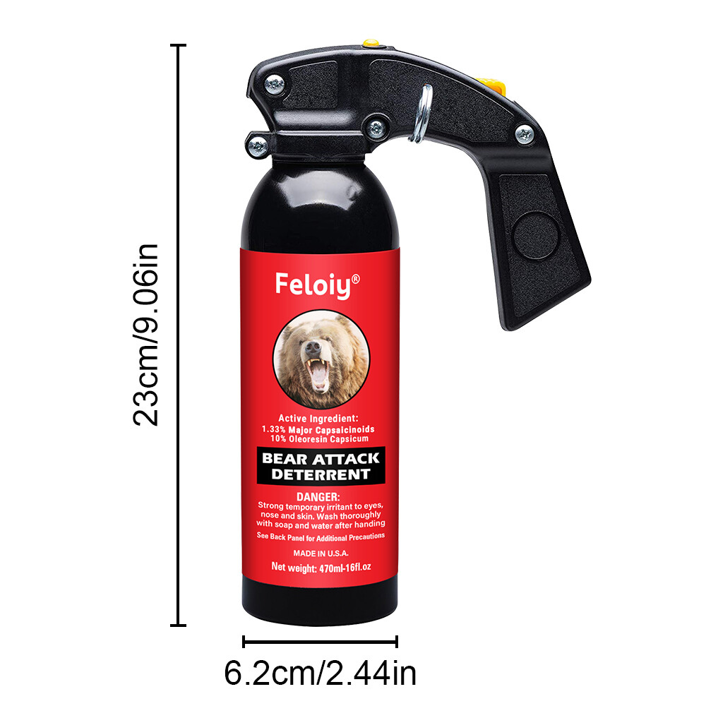 Feloiy Pepper Self Defense Spray Holster - 16 oz