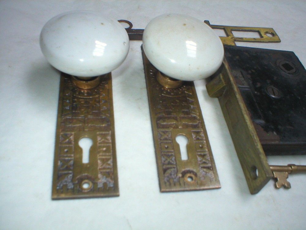 Antique Victorian Era Door Hardware